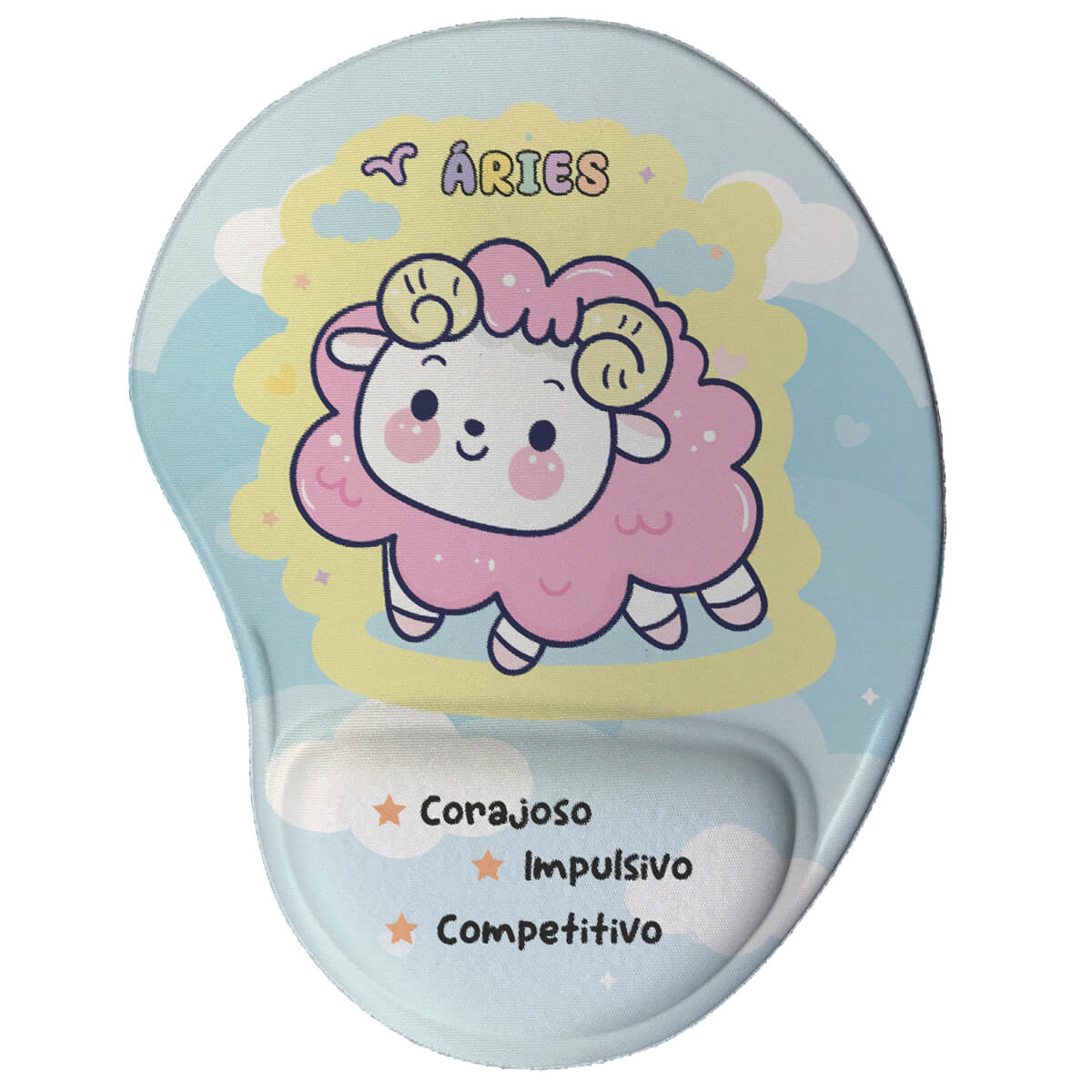 Mouse Pad Ergonômico Signos Kawaii