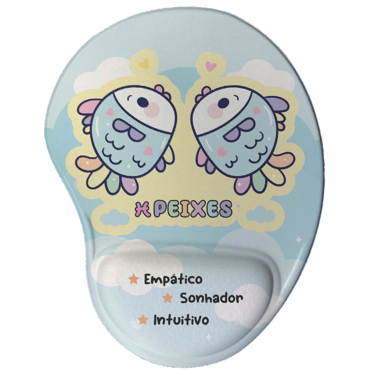 Mouse Pad Ergonômico Signos Kawaii