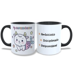 Canecas Criativas Signos Kawaii Oficial Geek Vip