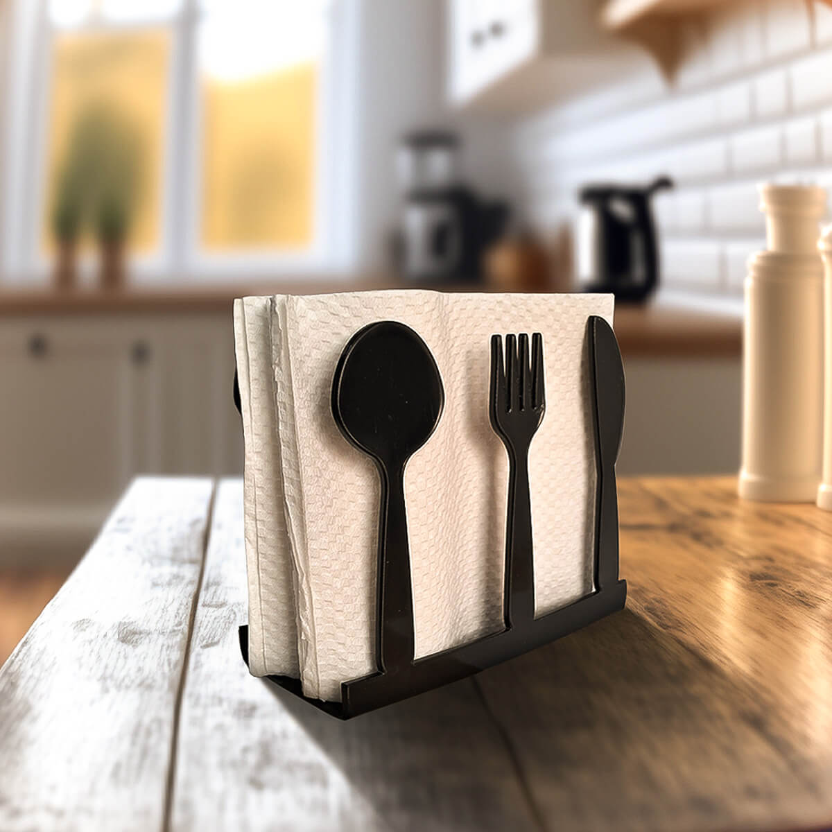 Porta-Guardanapo Formato Talheres Decoração Cozinha Criativa