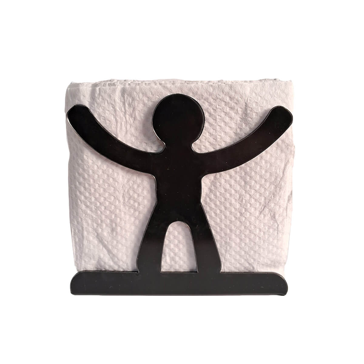 Porta-Guardanapo Formato Boneco Feliz Decoração Criativa Porta-Guardanapo Formato Boneco Feliz Decoração Criativa