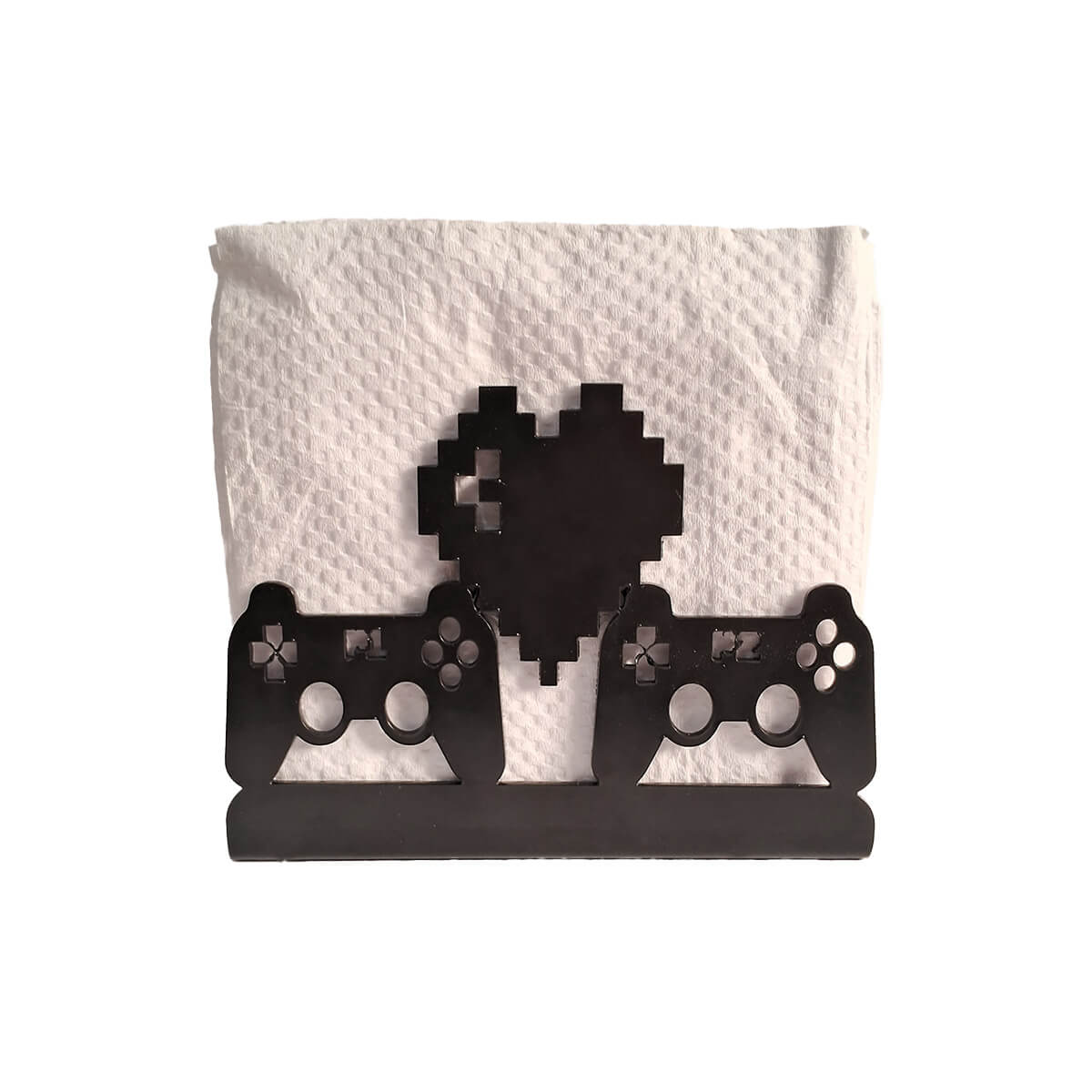 Porta-Guardanapo Controle Player 1 e 2 Decoração Criativa Porta-Guardanapo Controle Player 1 e 2 Decoração Criativa