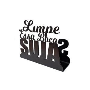Porta-Guardanapo "Limpe Essa Boca Suja" Decoração Criativa