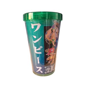 Copo com Canudo One Piece