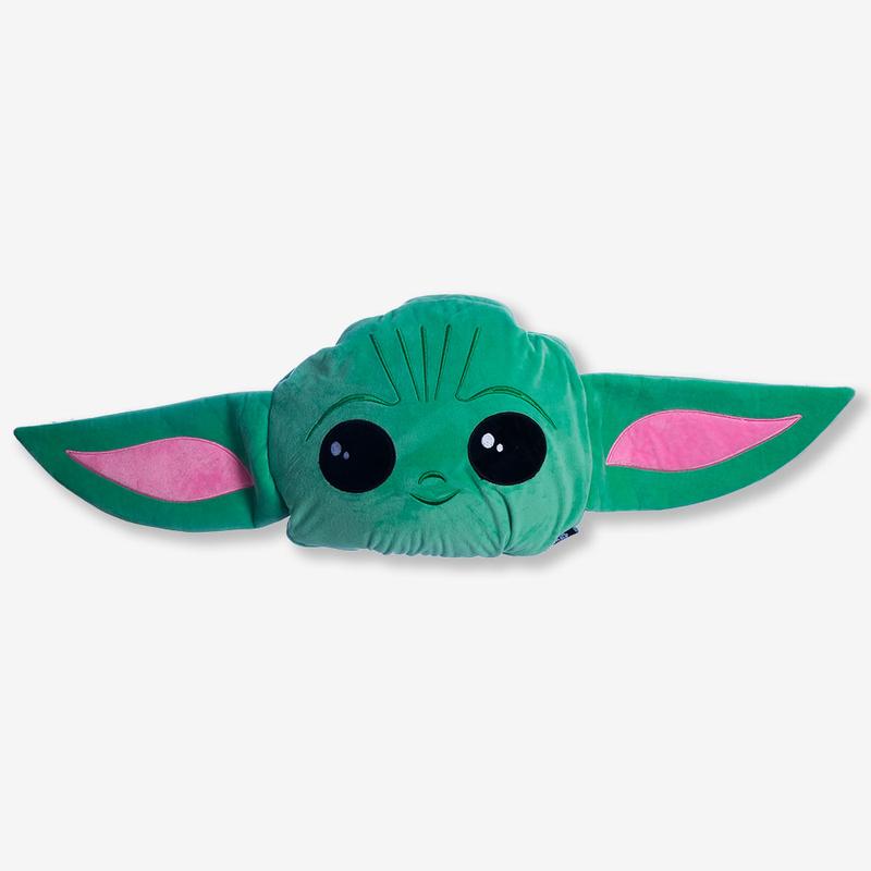 ALMOFADA MANTA BABY YODA THE MANDALORIAN Almofada 2 em 1 Manta c/ Zíper Baby Yoda The Mandalorian