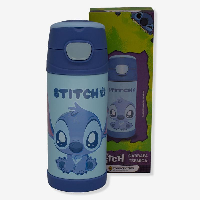 GARRAFA TOP HANDLE INF.350ML STITCH 4 Garrafa Top Handle Inf. 350ml Stitch
