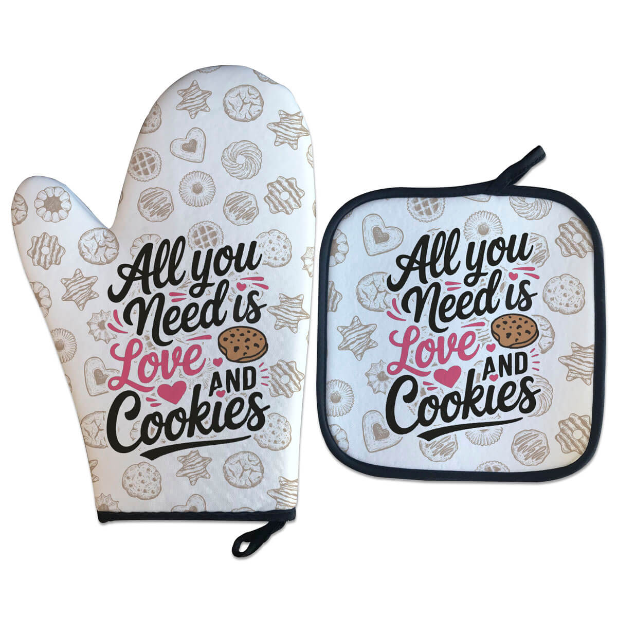 Kit Luva Térmica Cookies cozinha criativa Kit Luva Térmica Cookies cozinha criativa
