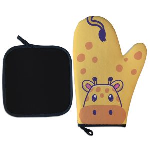 Kit Luva Térmica - Girafa Kawaii