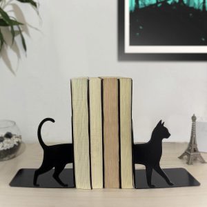 Porta Livro Aparador Gato Decoração Criativa