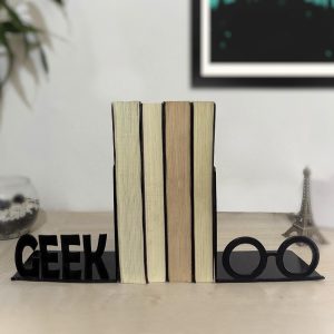 Porta Livro Aparador Óculos Geek Decoração Criativa