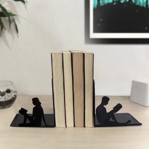 Porta Livro Aparador Pessoas Lendo Decoração Criativa
