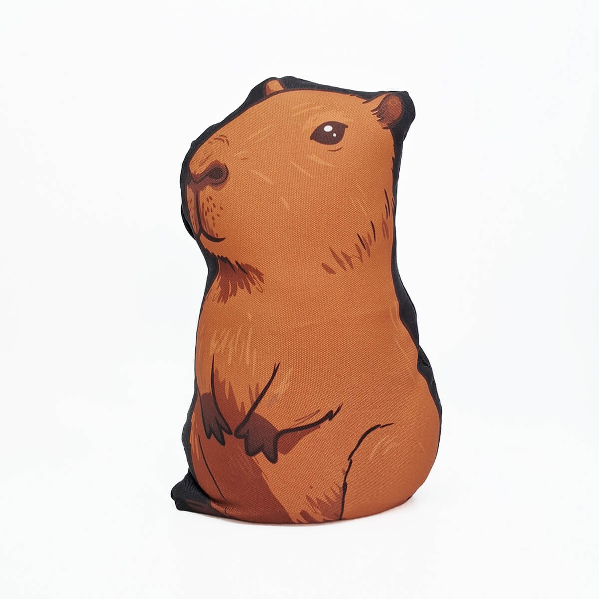 Frente_Capivara Peso de Porta Capivara Decoração Divertida