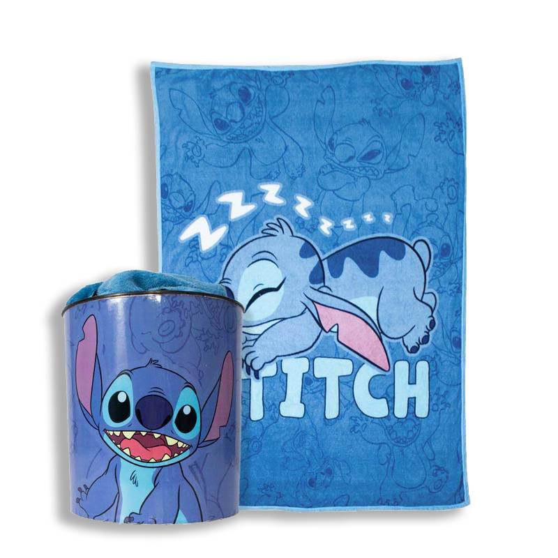 Kit Stitch Balde de Pipoca e Manta Macia principal Kit Stitch Balde de Pipoca e Manta Macia principal