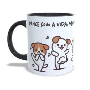 Caneca Cachorros Dance com a Vida
