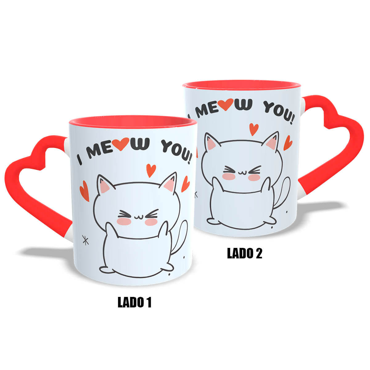 Caneca Coração I Meow You