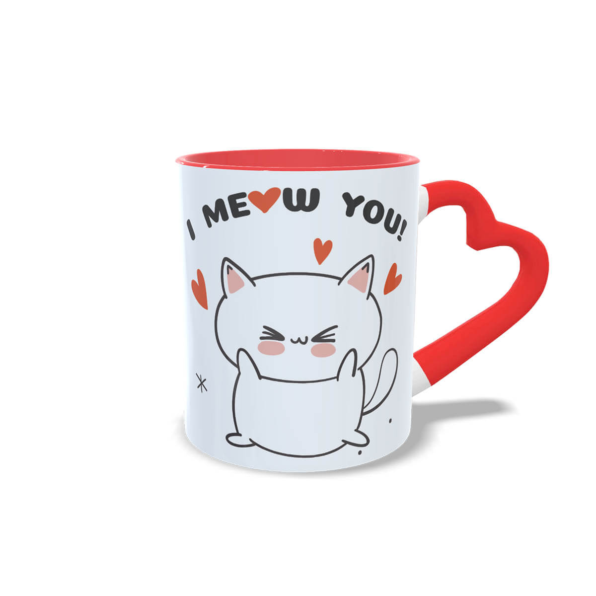 Caneca Coração I Meow You