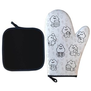 Kit Luva Térmica - Gatinhos Chef Kawaii