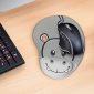 Mouse Pad Ergonômico - Hipopótamo Kawaii com apoio confortável de espuma