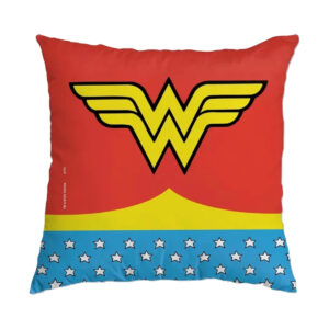 Almofada Mulher Maravilha Logo Oficial DC Decoração Geek - Imagem 1