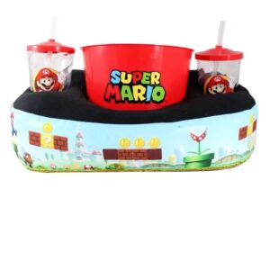 Almofada Porta Pipoca Super Mario Cenário Presente Criativo Geek