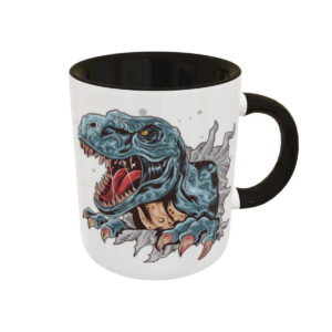 Caneca Divertida Dinossauro T-Rex Presente Criativo Geek