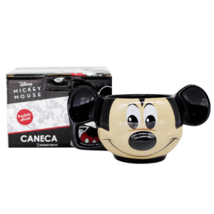 Caneca Formato Mickey Vintage Presente Criativo Geek