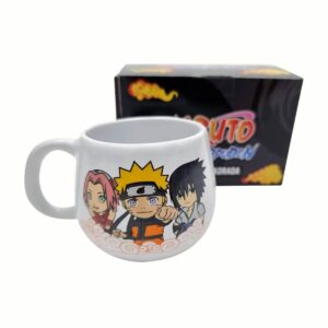 Caneca Naruto Mini Trio Personagens Presente Criativo Geek