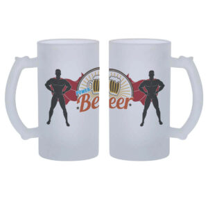1 Caneca de Chopp Power Beer Presente Criativo