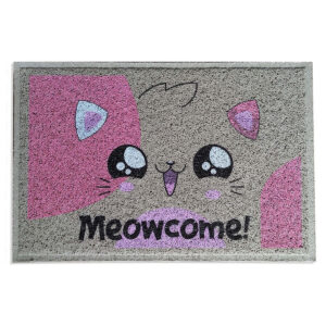 Capacho Criativo Gatinho Kawaii Decoração Geek - Imagem 1