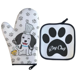 kit Luva Térmica Dog Chef Cozinha Criativa
