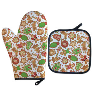 Kit Luva Térmica de Natal Biscoitos Natalinos