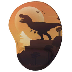 Mouse pad Ergonômico Dinossauro T-rex Paisagem Presente Criativo Geek