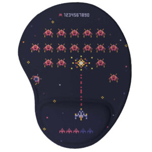 Mouse pad Ergonômico Invaders 8 bits Presente Criativo Geek