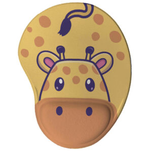 Mouse pad Divertido Ergonômico Girafa Kawaii