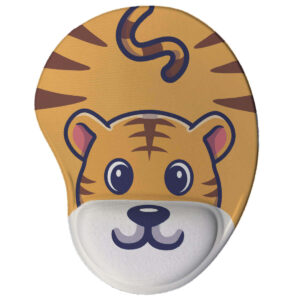 Mouse pad Divertido Ergonômico Tigre Kawaii