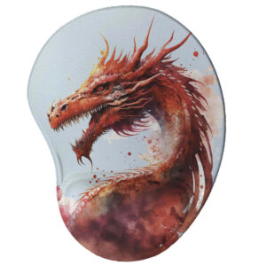 Mouse Pad Ergonômico Dragão Vermelho Oficial Geek Vip - Imagem 1