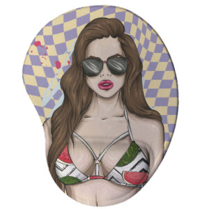 Mouse Pad Ergonômico Sexy Girl Oficial Geek Vip