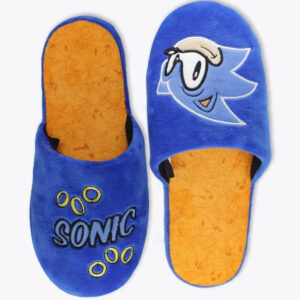 Chinelo de Quarto Pantufa Oficial Sonic Speed Moda Geek