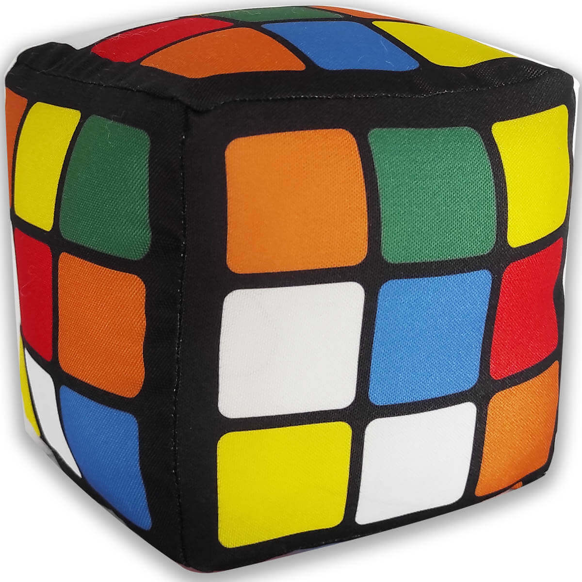 Peso de porta cubo magico retro Geek Vip em fundo branco