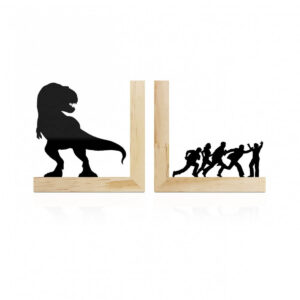 Porta Livros Aparador Dinossauro T-Rex Presentes Geek