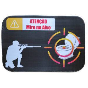 Tapete Divertido Mire no Alvo Decoração Criativa